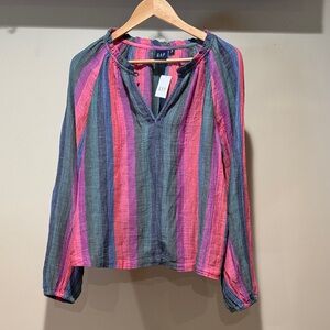 GAP Women's Vibrant Striped Blouse